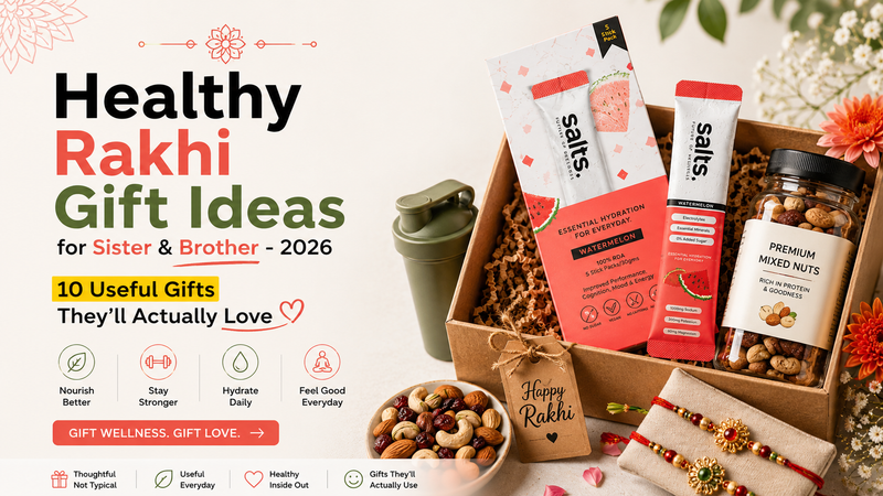 Healthy Rakhi Gift Ideas for Sister & Brother - 2026: 10 Useful Gifts They'll Actually Love