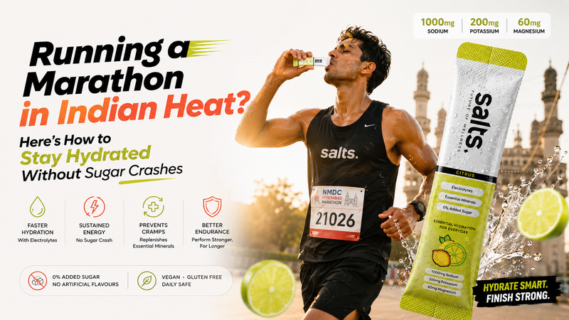 Running a Marathon in Indian Heat? Here's How to Stay Hydrated Without Sugar Crashes