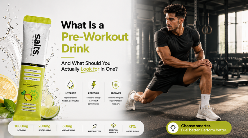 What Is a Pre-Workout Drink And What Should You Actually Look for in One?