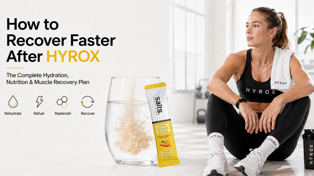 How to Recover Faster After HYROX: The Complete Hydration, Nutrition & Muscle Recovery Plan